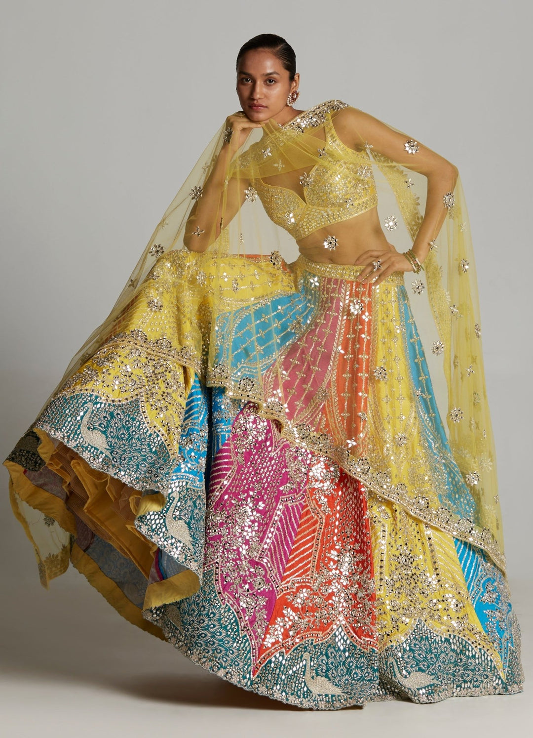 Sunaina Kalidar Lehenga Set Angad Singh - Fabilicious Fashion