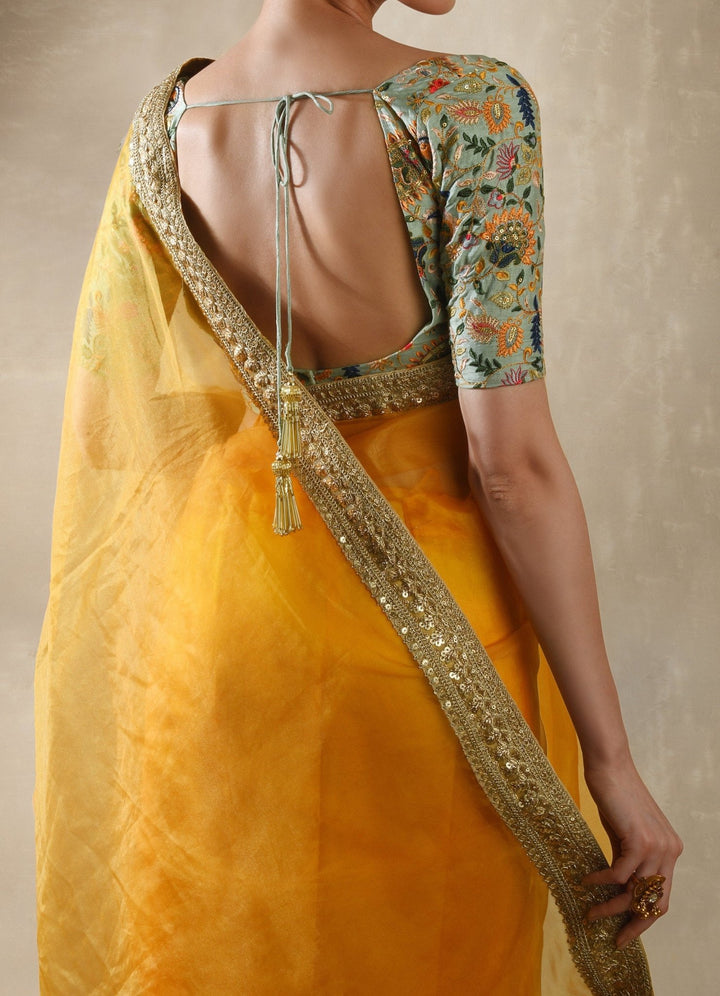 Sunflower Saree Set Renee - Fabilicious Fashion