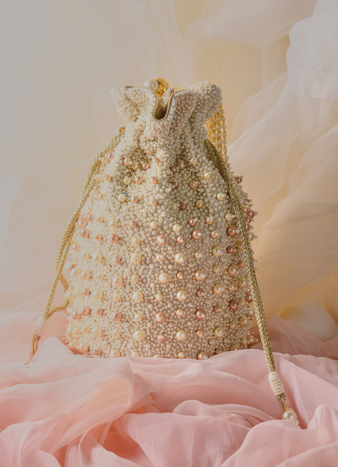 Sweet Pearls Potli The Purple Sack - Fabilicious Fashion