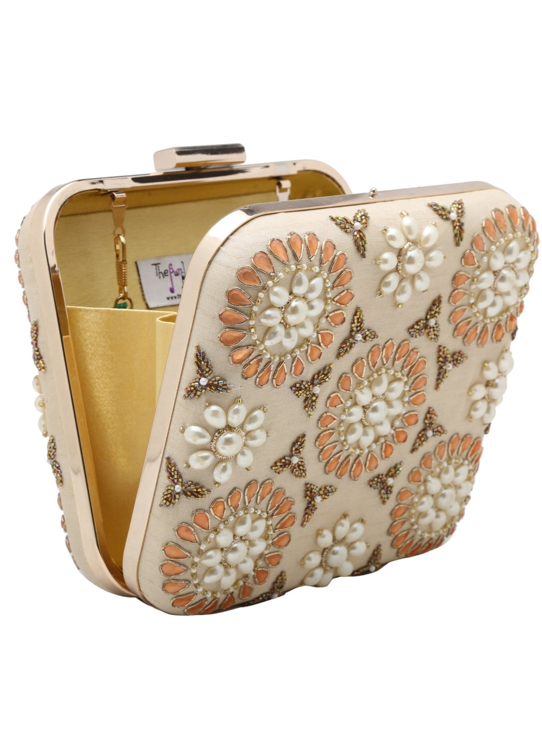 Symmetry Clutch The Purple Sack - Fabilicious Fashion