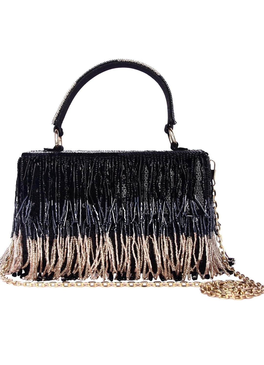 Tasselly Party Clutch The Purple Sack - Fabilicious Fashion