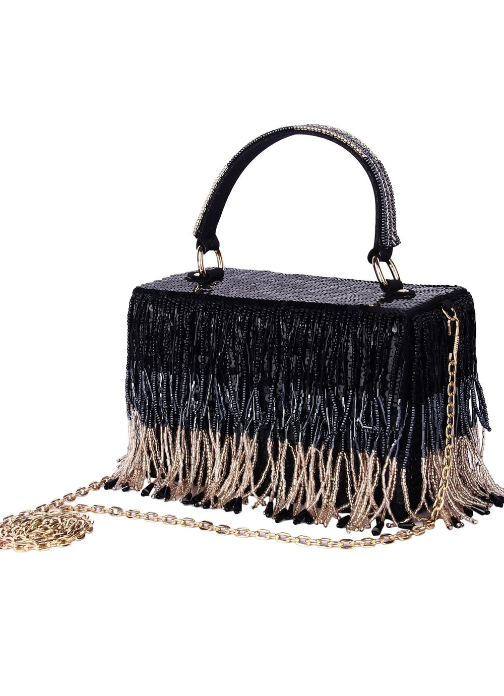Tasselly Party Clutch The Purple Sack - Fabilicious Fashion