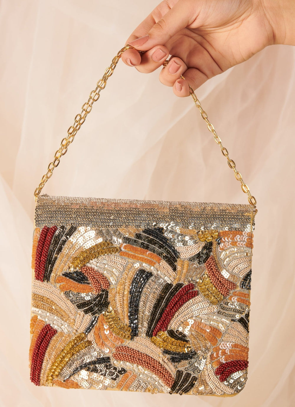 Vasl Clutch The Purple Sack - Fabilicious Fashion