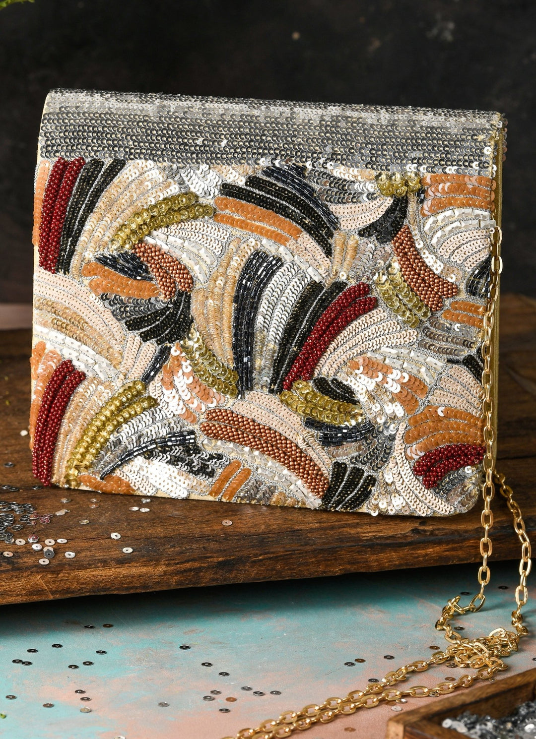 Vasl Clutch The Purple Sack - Fabilicious Fashion
