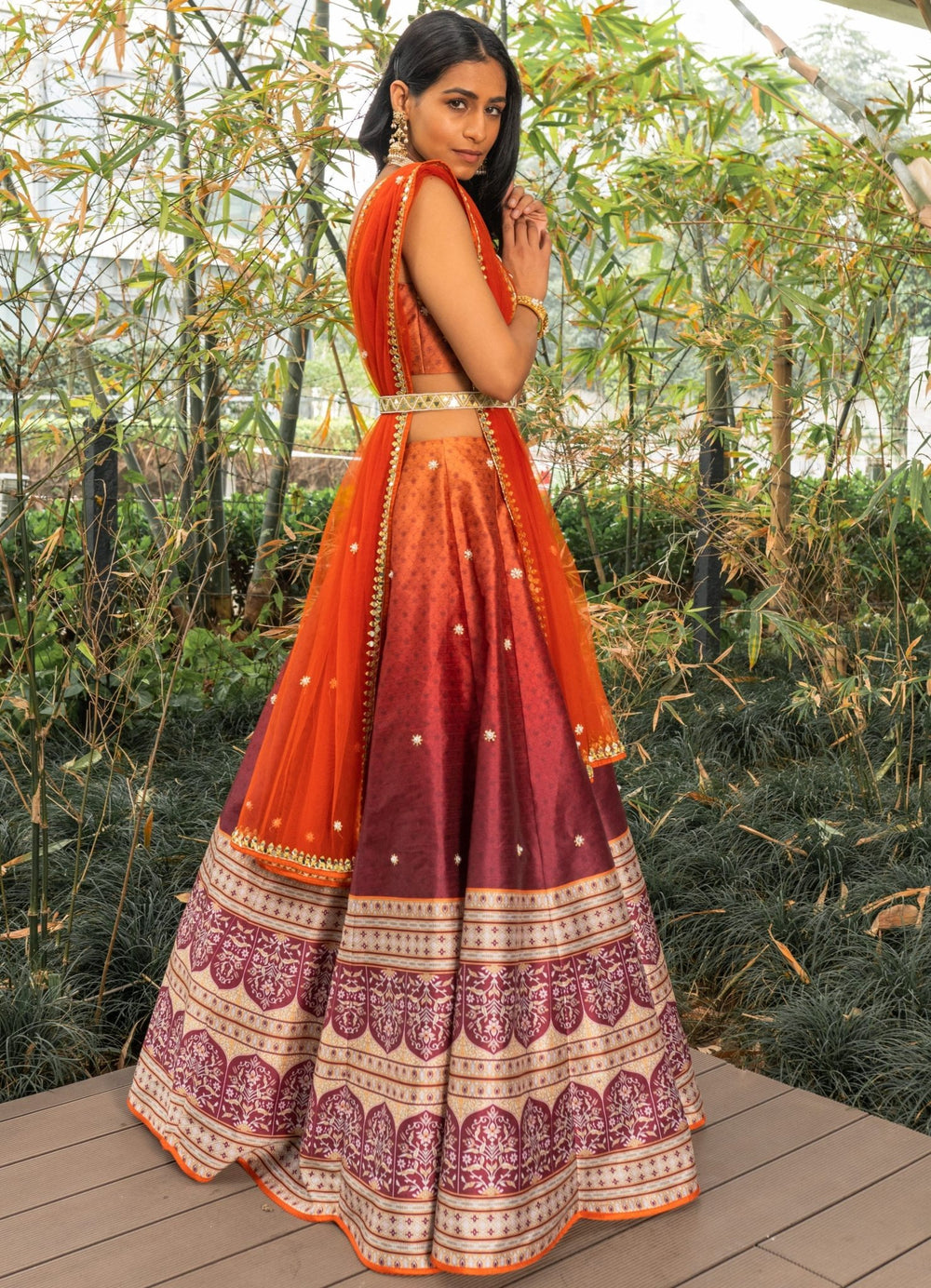 Zeenat Printed Lehenga Set Rashika Sharma - Fabilicious Fashion